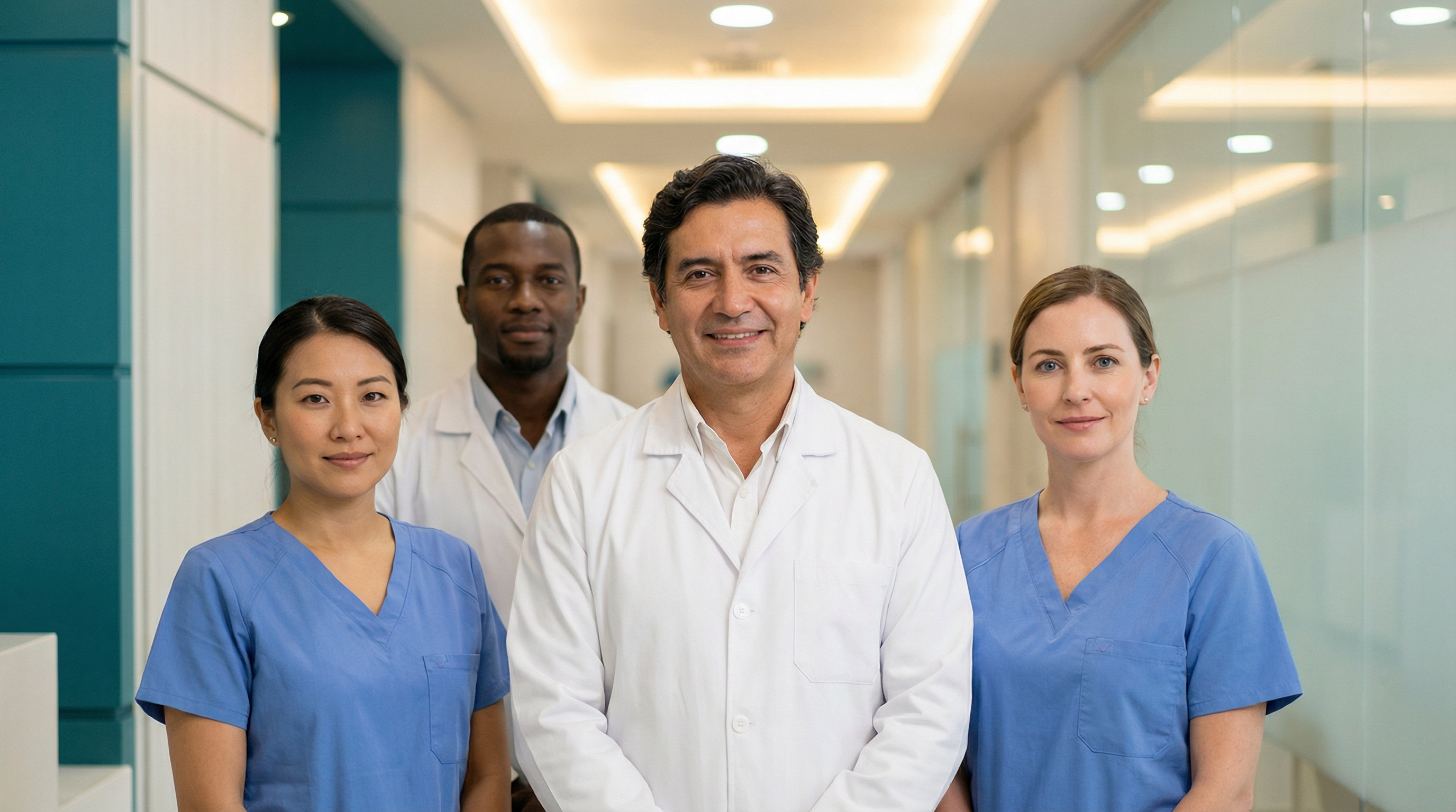 Equipo médico profesional